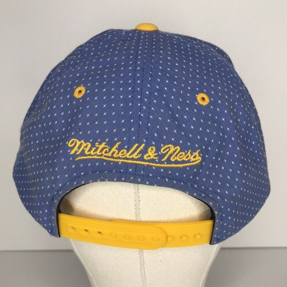 Golden State Warriors Mitchell & Ness Blue Snapback Hat - Picture 5 of 12